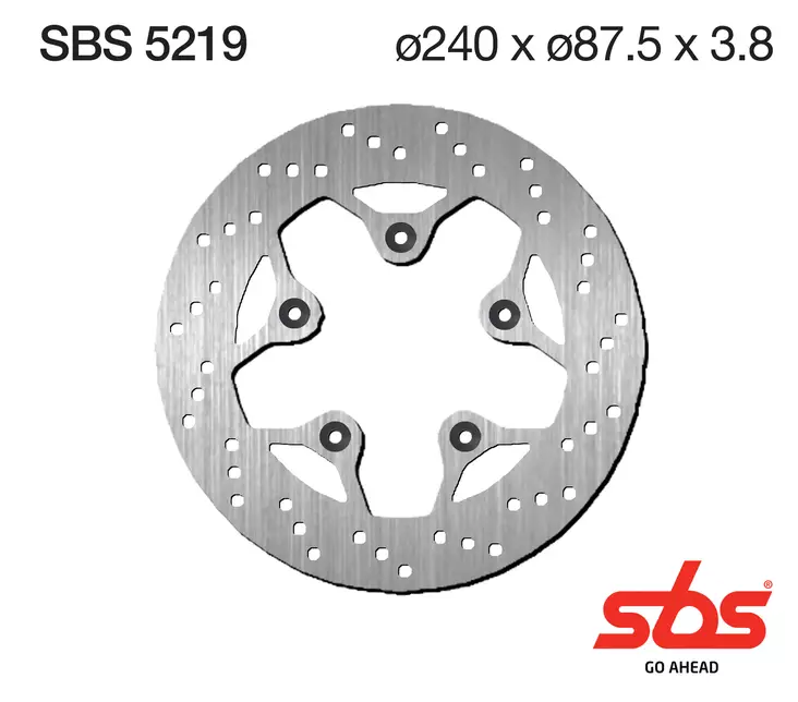Sbs Jarrulevy Standard - Duell MP varaosat ja tarvikkeet - 122469 - 1