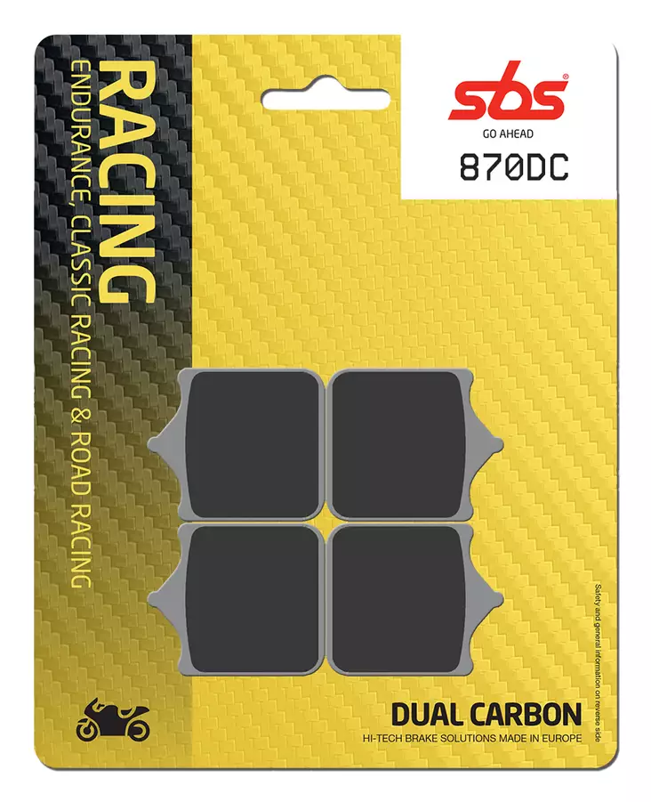 Sbs Jarrupalat Dual Carbon - Duell MP varaosat ja tarvikkeet - 122629 - 1