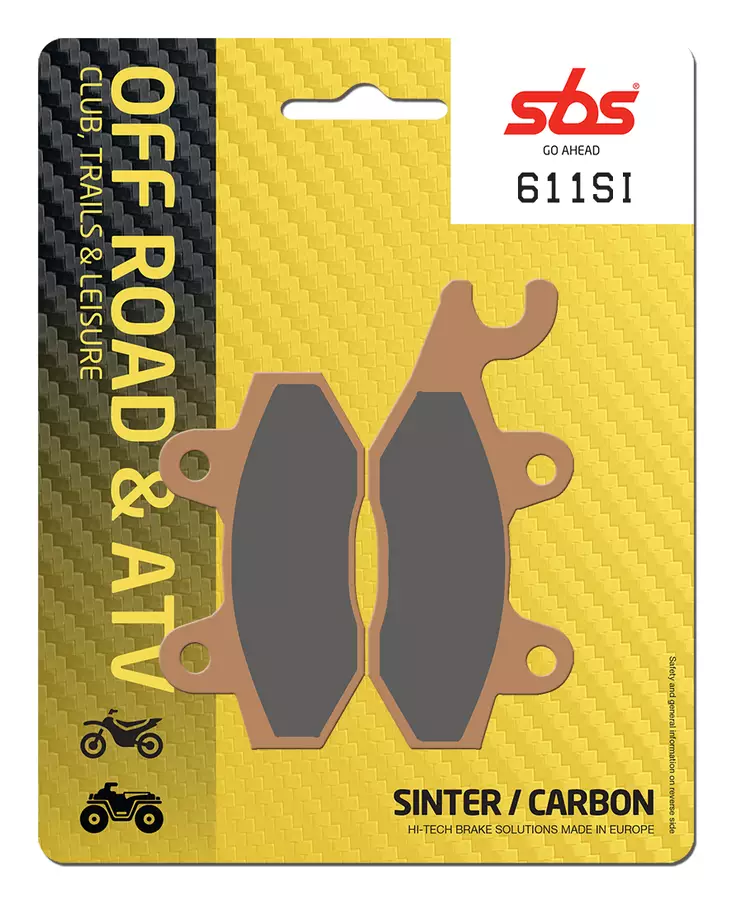 Sbs Jarrupalat Sintered Offroad - Duell MP varaosat ja tarvikkeet - 123339 - 1