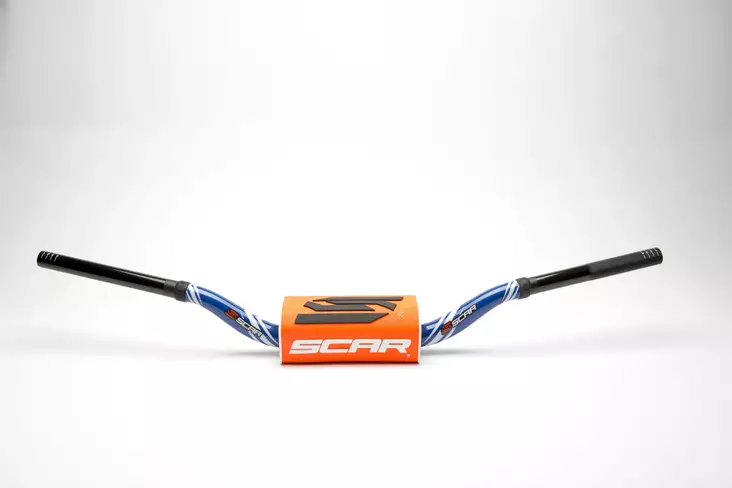 Scar Handlebar O² COLOR Ø28,6 (1 1/8”) - 65/85 Low Mini - BLUE Bar - ORANGE Ba - Duell MP varaosat ja tarvikkeet - 75819 - 1
