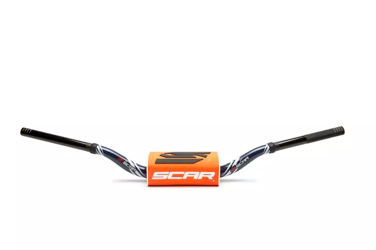 Scar Handlebar O² COLOR Ø28,6 (1 1/8”) - Yamaha YZ/YZF - DARK BLUE Bar - ORANGE - Duell MP varaosat ja tarvikkeet - 76049 - 1
