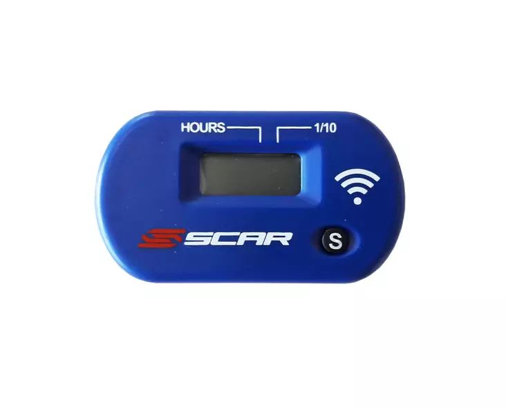 Scar Wireless Hour Meter working by vibrations - Blue color - Duell MP varaosat ja tarvikkeet - 75079 - 1