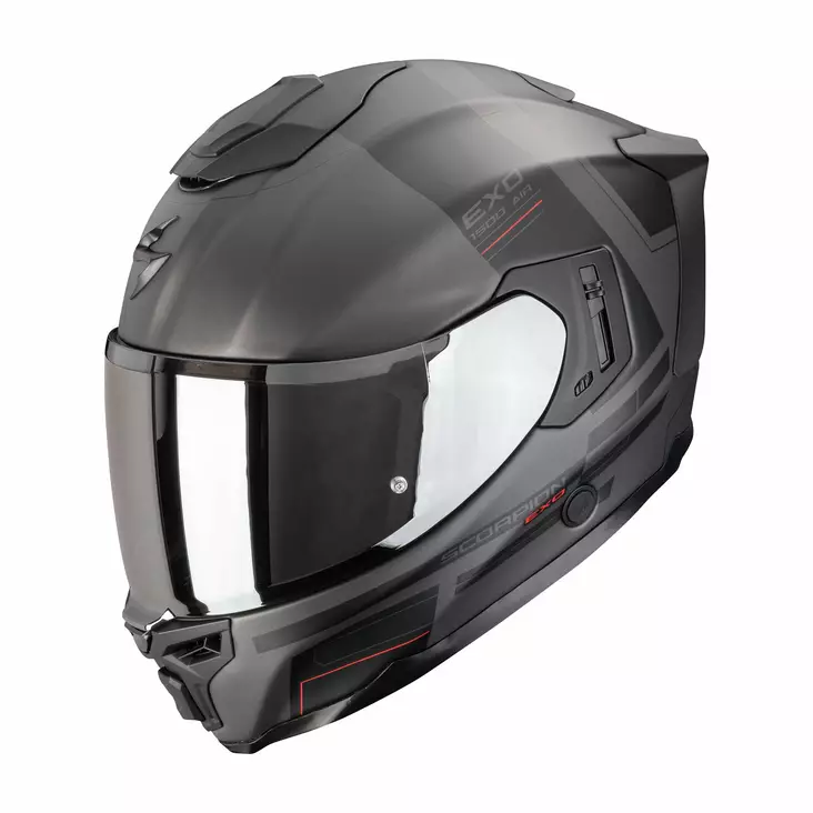 SCORPION Helmet EXO-1500 AIR DUAL Matt Silver-Black, S - Duell ajovarusteet - 49339 - 1