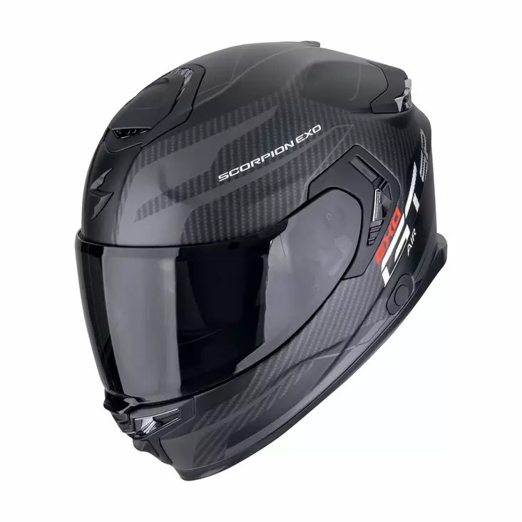 SCORPION Kypärä EXO-GT SP Air Flex Mattamusta Hopea, S - Duell ajovarusteet - 50189 - 1