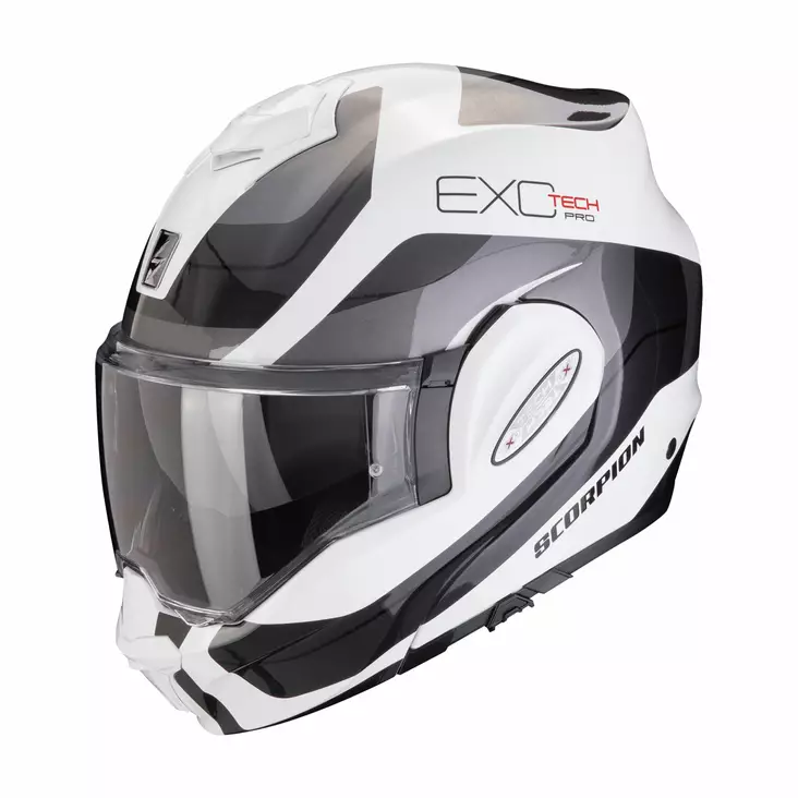 SCORPION Kypärä EXO-TECH EVO PRO Commuta valko/puna, 2XL - Duell ajovarusteet - 51029 - 1