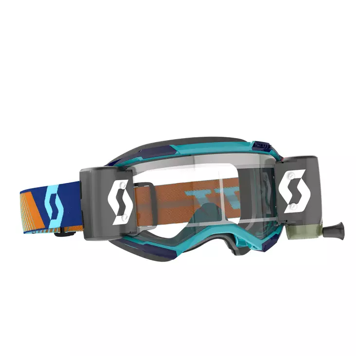 Scott Goggle Fury WFS royal blue/orange clear works - Duell ajovarusteet - 57819 - 1