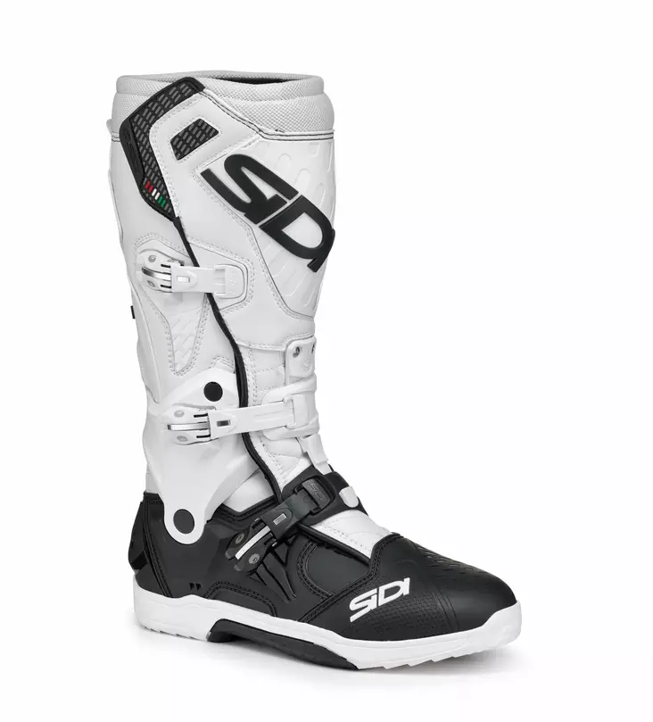 SIDI Crossair MX Saapas Musta Valkoinen 49 - Duell ajovarusteet - 47629 - 1