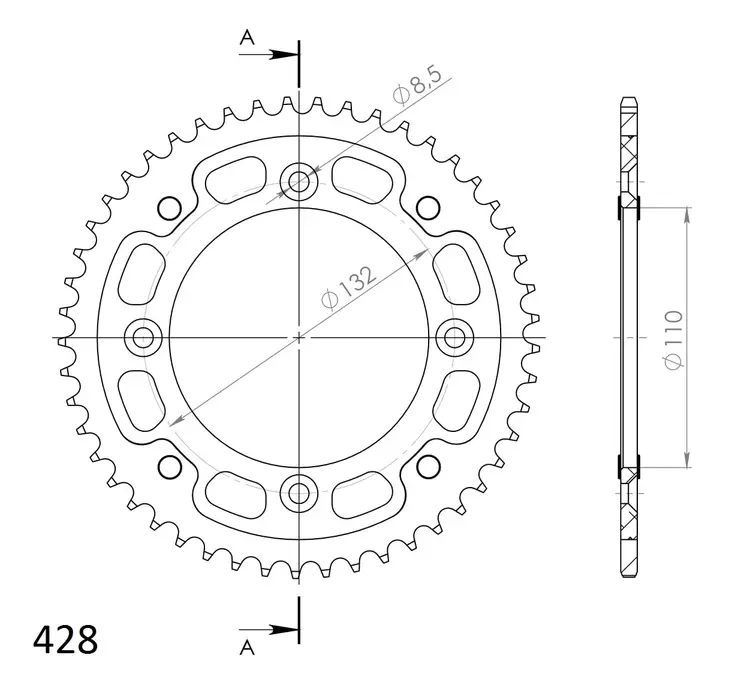 Supersprox Stealth Takaratas KTM SX85 Kulta 49 - Duell MP varaosat ja tarvikkeet - 118309 - 1