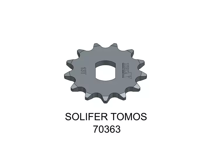 Tec-X Eturatas 13 hammasta (415) Solifer SM / Tomos - Duell mopojen varaosat ja tarvikkeet - 118519 - 1