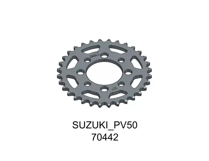 Tec-X Takaratas 32 hammasta (420) Suzuki PV50 - Duell mopojen varaosat ja tarvikkeet - 119109 - 1