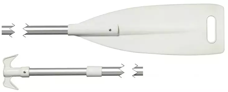 Teleskooppimela/venehaka 90x160cm - Duell venetarvikkeet - 5629 - 1