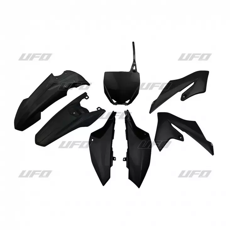 UFO Muovisarja 5-osainen Musta 001 YZ65 19- - Duell MP varaosat ja tarvikkeet - 47209 - 1