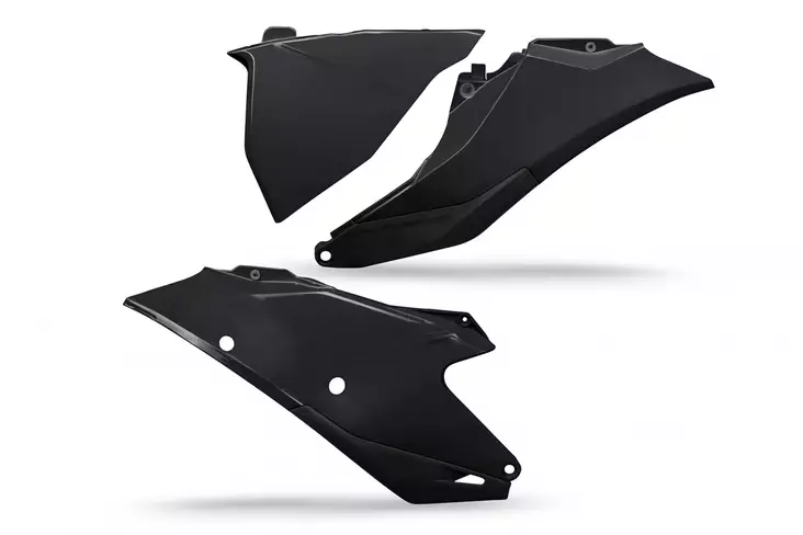 UFO Sivunumerokilvet GasGas MC125-450 + EC250-350 21-23 Musta 001 - Duell MP varaosat ja tarvikkeet - 47999 - 1