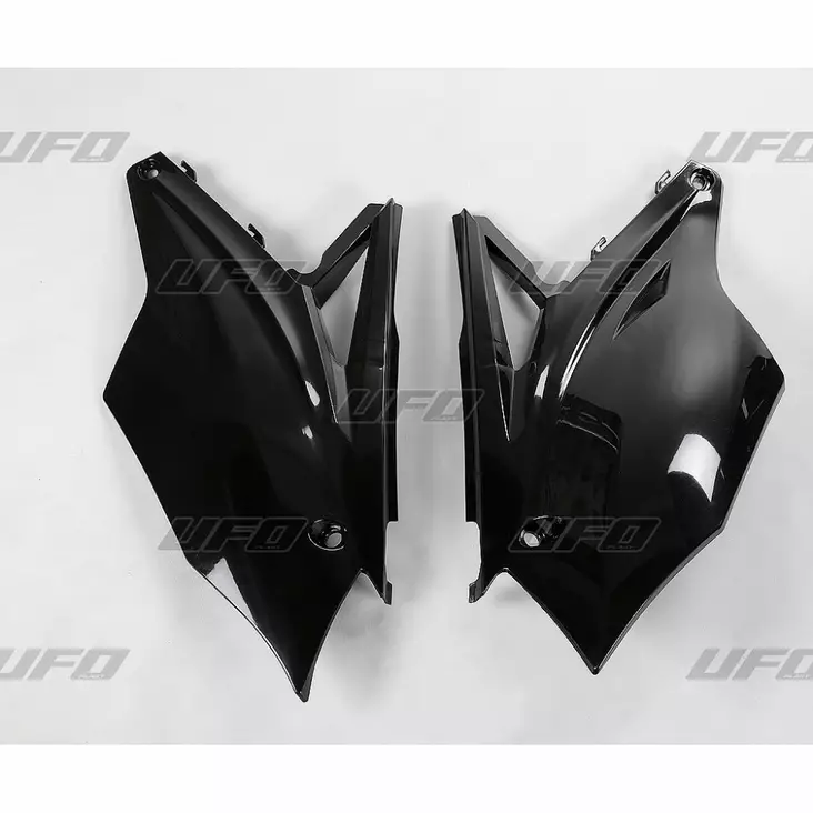 UFO Sivunumerokilvet KX450F 16- KX250F 17- Musta - Duell MP varaosat ja tarvikkeet - 48809 - 1