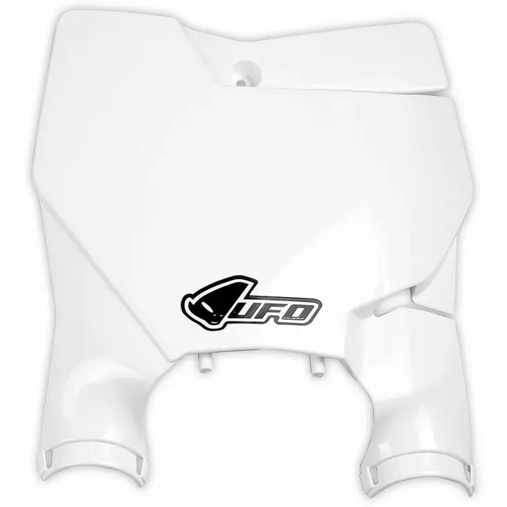 UFO Stadium Front number plate KTM 125/450 SX/SX-F 16-22 White 047 - Duell MP varaosat ja tarvikkeet - 48429 - 1