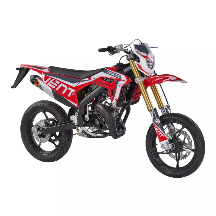 VENT DERAPAGE 50 LOW - Punainen - VENT Mopot - 1039 - 1