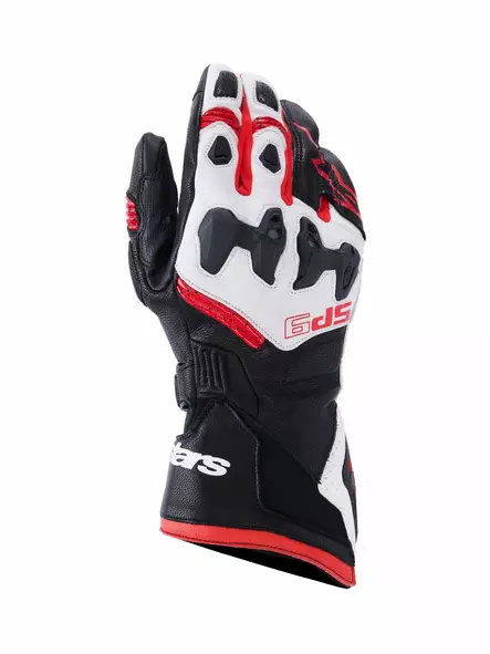 Alpinestars Ajohanskat SP-9 Musta/Valkoinen/Punainen, M - Duell ajovarusteet - 40229 - 1