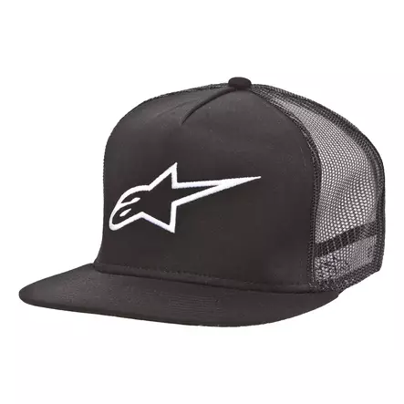 Alpinestars Corp Trucker lippis, musta one size - Duell ajovarusteet - 35319 - 1