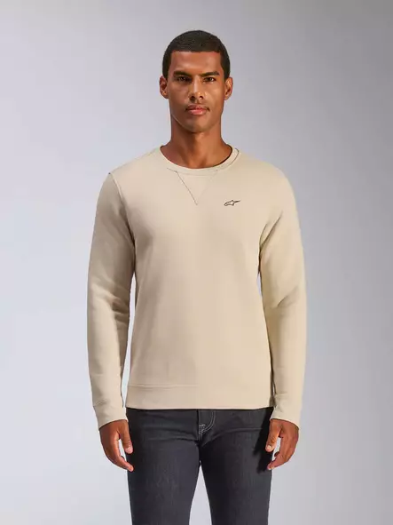 Alpinestars Fleece Positive Crew Off White, L - Duell ajovarusteet - 35959 - 1