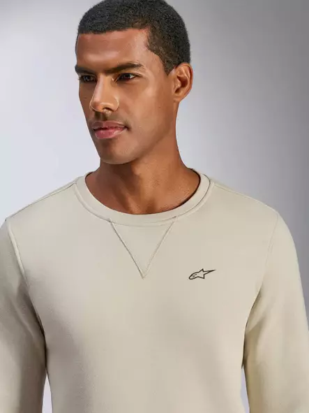 Alpinestars Fleece Positive Crew Off White, L - Duell ajovarusteet - 35959 - 1