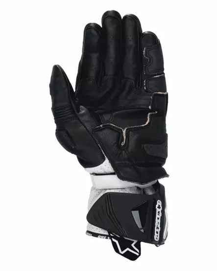 Alpinestars Hanskas GP Pro v4 Musta/Punainen Fluo/Valkoinen, XL - Duell ajovarusteet - 39429 - 1