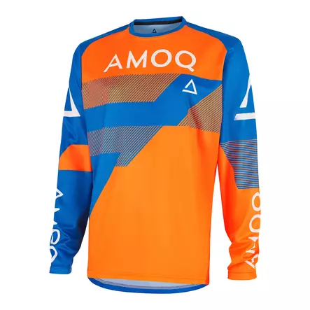 AMOQ Ascent Strive V2 Ajopaita Oranssi-Sininen, S - Duell ajovarusteet - 52229 - 1
