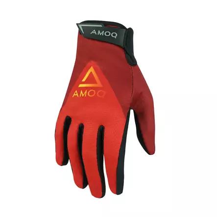 AMOQ Ascent V2 Ajohanskat Tummanpunainen-Punainen M/9 - Duell ajovarusteet - 52219 - 1