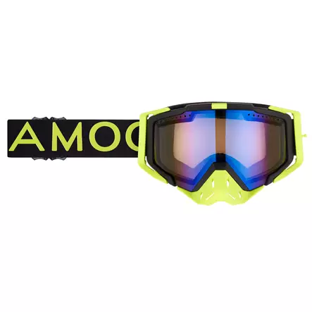 AMOQ Aster Ajolasit Musta-HiVis sininen peili - Duell ajovarusteet - 52269 - 1