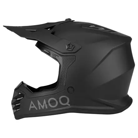 AMOQ Meteor V2 JNR MX kypärä Blackout, YXL (53-54) - Duell ajovarusteet - 140709 - 1