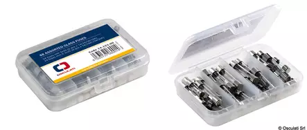 Assorted glass fuses 48pcs - Duell venetarvikkeet - 6499 - 1