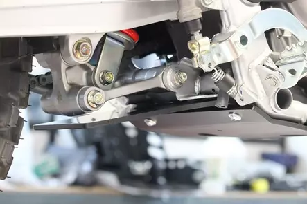 AXP Linkage guard plate Black Honda CRF300L/CRF300L RALLY 21- / CRF250L 23- - Duell MP varaosat ja tarvikkeet - 86899 - 1