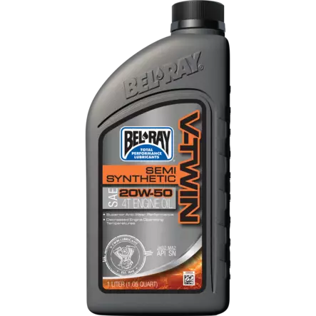 Bel-Ray V-Twin Semi-Synthetic 20W-50 1L - Duell öljyt ja muut nesteet - 62219 - 1