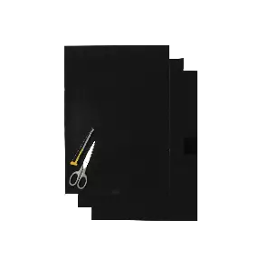 Blackbird Numerokilven tarra-arkki musta 47x33cm (3kpl) - Duell MP varaosat ja tarvikkeet - 87289 - 1