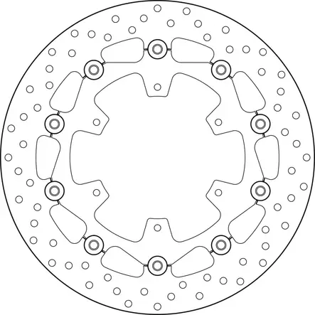 Brembo Serie Oro jarrulevy kelluva - Duell MP varaosat ja tarvikkeet - 121339 - 1