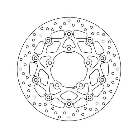 Brembo Serie Oro jarrulevy kelluva - Duell MP varaosat ja tarvikkeet - 121559 - 1