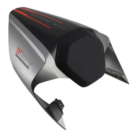CFMOTO Takaistuimen Racing-suoja mustaharmaa 450SR - Moottoripyörän istuimet - 141379 - 1