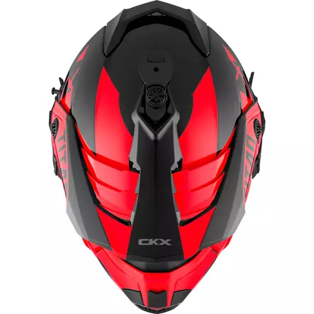 CKX Kypärä + Lasit TITAN Airflow Extra Punainen XS - Duell ajovarusteet - 59769 - 1