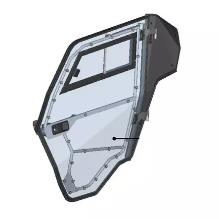 DFK Ovi kokoonpano Vasen Yamaha YXZ 1000 - Duell ATV varaosat ja tarvikkeet - 29499 - 1