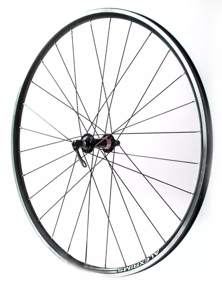 Etupyörä 28" 17-622. pikalinkkunapa. ALEX AT470 28r. ROAD. musta.koneistettu j - Duell polkupyörien varaosat ja tarvikkeet - 58199 - 1