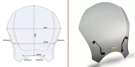 GIVI KIT AIRSTAR BENELLI LEONCINO - Duell MP varaosat ja tarvikkeet - 100449 - 1