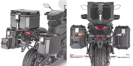 Givi PANN.HOLDER YAMAHA TRACER 9 '21 OUTBACK - Duell MP varaosat ja tarvikkeet - 102609 - 1