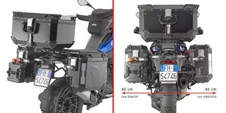 Givi Pannier Holder Bmw R1300Gs (2024) - Duell MP varaosat ja tarvikkeet - 102769 - 1