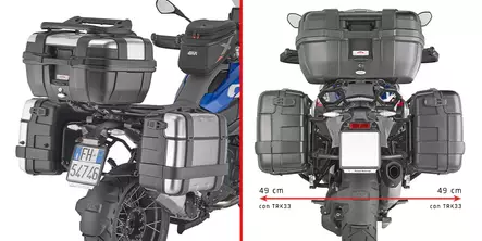 Givi Pannier Holder Bmw R1300Gs (2024) - Duell MP varaosat ja tarvikkeet - 102909 - 1