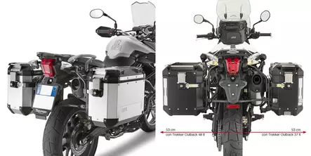 Givi putkisivutelineet Trekker Outback Triumph Tiger 800/800XC (11-13) - Duell MP varaosat ja tarvikkeet - 102369 - 1