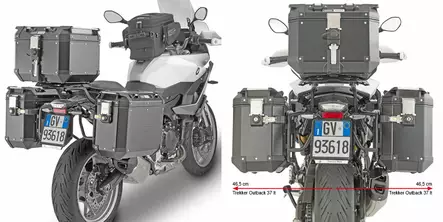 GIVI RAPID RELEASE SIDE CASE HOLDER - Duell MP varaosat ja tarvikkeet - 102229 - 1