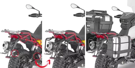 GIVI TUB.PANN.HOLDER MOTO GUZZI - Duell MP varaosat ja tarvikkeet - 102449 - 1