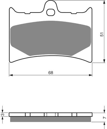 GOLDFREN Jarrupalat 019 Ceramic Carbon AD - Duell MP varaosat ja tarvikkeet - 68429 - 1
