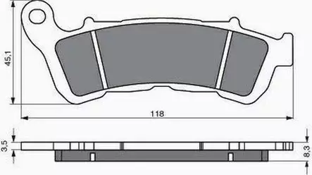 GOLDFREN Jarrupalat 257 Ceramic Carbon S3 - Duell MP varaosat ja tarvikkeet - 67459 - 1