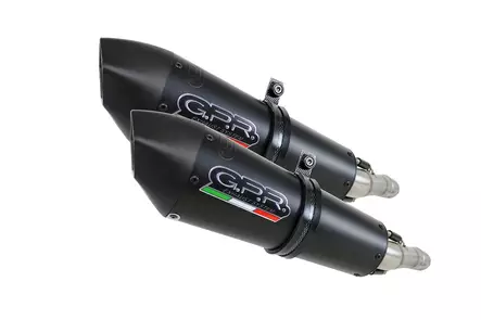 GPR Ducati Monster 796 2010/14 Pair of EC-Approv. slip-on exhaust catalized Gpe - Duell MP varaosat ja tarvikkeet - 110959 - 1
