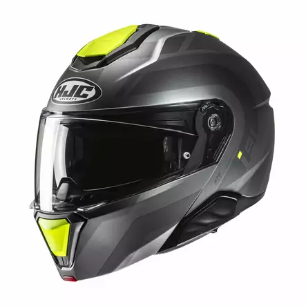 HJC Kypärä i91 Arven Harmaa/Fluo Keltainen MC3HSF, 2XL - Duell ajovarusteet - 57019 - 1